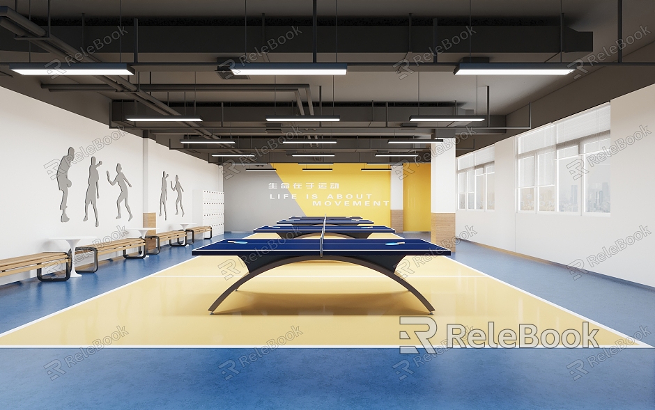 Table Tennis Activity Room model