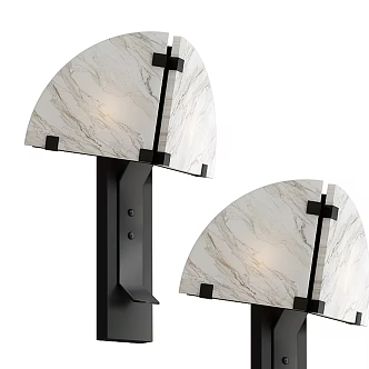Dione Alabaster modern wall lamp 3d model