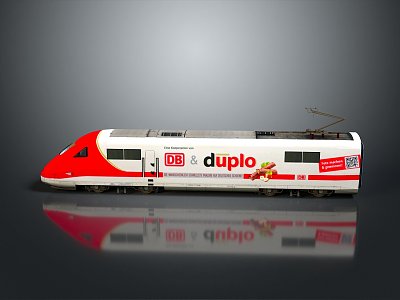 Train Light Rail Metro High Speed Rail EMU Train High Speed Train High Speed Train High Speed Locomotive EMU 3d model