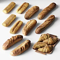 Modern Bread 3d model