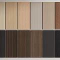 Modern Wall Panels With Various Wood Finishes And Color Options