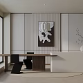 Modern table combination 3d model