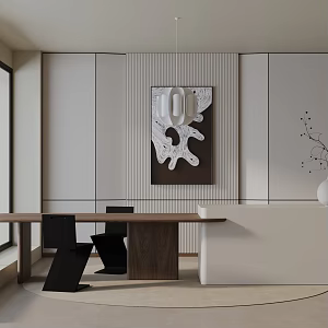 Modern table combination 3d model