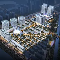 Modern Industrial Factory Park With Multiple Buildings Wide Roads And Green Landscaping