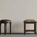 19 French Stool Dressing Stool 3d model