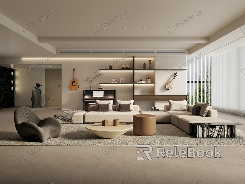 modern living room medieval home living room model