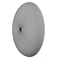 Sleek Modern Wall Light With Mesh Texture And Illuminated Minimalist Design