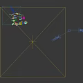 Grey 3D Model Mechanical Parts With Various Shapes And Industrial Structures