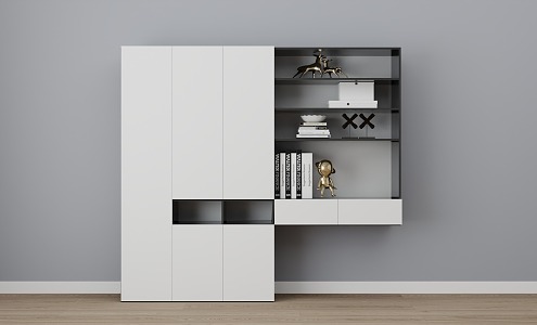 Cabinet Wardrobe Bookcase 3d model