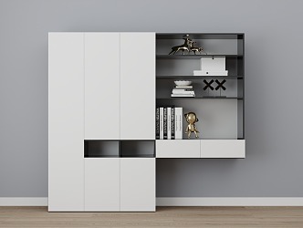 Cabinet Wardrobe Bookcase 3d model