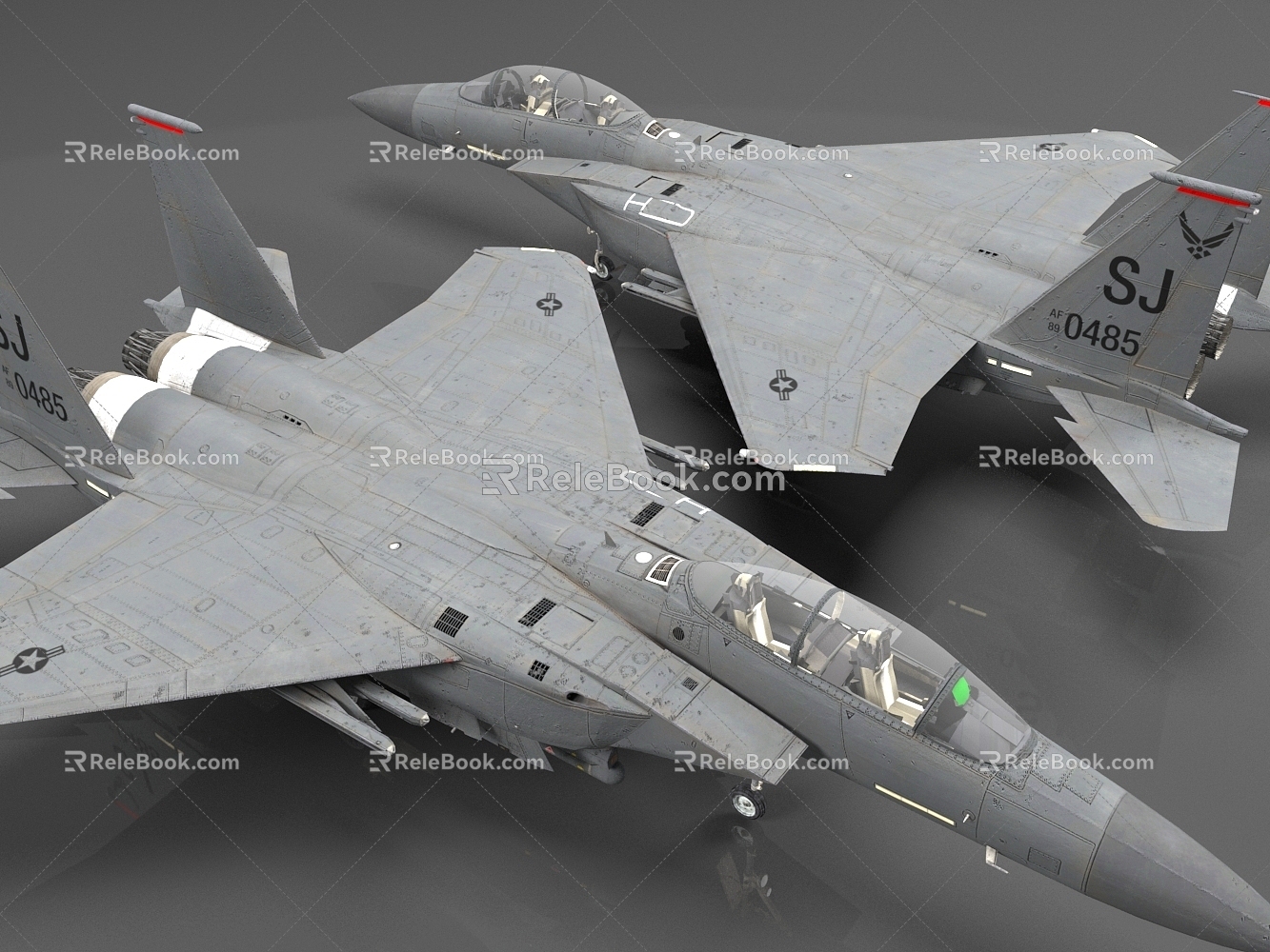 Boeing F15E Strike Eagle Fighter 3d model