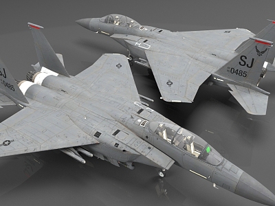 Boeing F15E Strike Eagle Fighter 3d model