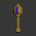 Scepter Ancient Scepter Cane Ancient Scepter Magic Scepter Metal Scepter Classical Scepter Magic Scepter 3d model