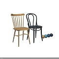 Stylish Blue Dining Chairs With Modern Curved And Slat Back Designs