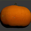 Fresh Ripe Orange Whole Pumpkin Healthy Vegetable For Cooking And Diet