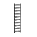 Modern Bathroom Cabinet Rack With Illuminated Shelf And Multi Tier Storage For Toiletries