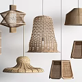 Stylish Woven Pendant Lights With Various Geometric And Natural Design Styles
