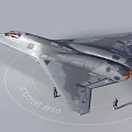 J-50 Fighter Jet Modern Military Aircraft With Stealth Design And Advanced Features