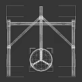 Free Standing Black And White Punching Bag With Stable Metal Stand For Home Use