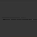 Long Black Metal Rod Equipment With Connector Parts And Sturdy Build