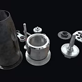 Bearing Gear Hardware Component Wrench Screw Low Face Number Low Mold Simple Mold Game Sub-era Film and Television Level Super Realistic High Precision 3d model