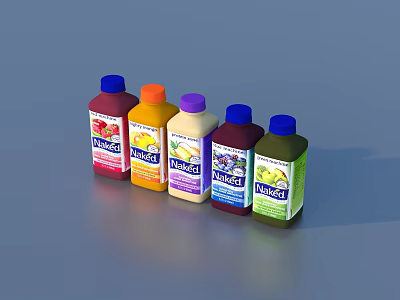 Drink soda plastic bottle 3d model