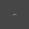 Retro Flashlight 3d model