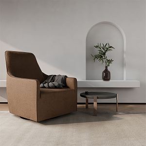 Modern single sofa single chair combination 3d model