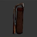 Brown Leather Messenger Bag with Classic Design Adjustable Shoulder Strap and Metal Buckles