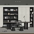 Modern study 3d model