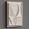 Abstract Geometric 3D Wall Art Decorative Panel With Multicolor Sculptural Textured Design