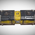 Science Fiction Box Weapon Box Supply Box Goods Box 3d model