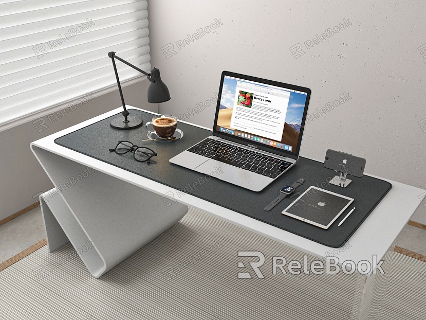 Computer Desk Laptop Mobile Phone model