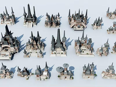 Chinese ancient building 3d model