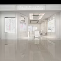The Ginza Modern Beauty Hair Salon Interior With White Decor And Elegant Display Areas