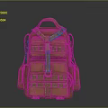Brown Multi Pocket Functional Durable Backpack For Daily Use And Travel