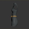 Belt Belt Coward Belt Women Belt Life Supplies 3d model