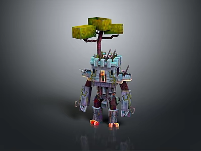 Elf Tree Demon Tree Monster Tree Man Tree Elf Monster Alien Monster 3d model