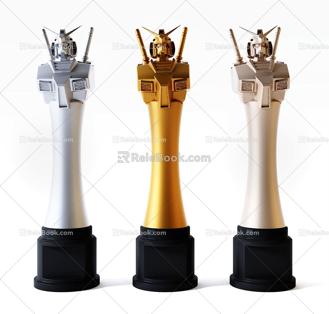 Modern Trophy Gundam Trophy 3d model