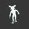 Detailed Brown Mechanical Fox Doll With Metal Limbs And Expressive Features