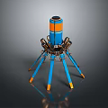 science fiction nuclear reactor science fiction item science fiction component high-tech component science fiction equipment science fiction scene 3d model
