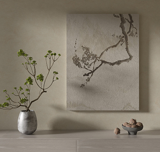 Quiet decorative painting 3d model