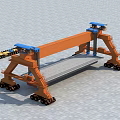 Industrial Gantry Crane And Heavy Duty Transporter For Large Structure Handling
