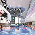 Supermarket Department Store With Diverse Daily Products And Modern Shopping Aisles For Customers