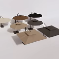 Stylish Outdoor Sunshade With Beige Brown Black Colors And Various Designs