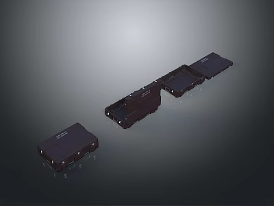 Boxes, Bags, Leather Boxes, Leather Boxes, Containers 3d model