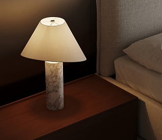 Modern table lamp 3d model