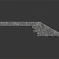 Building L Shaped Stone Structure With Textured Masonry Architectural Design Components