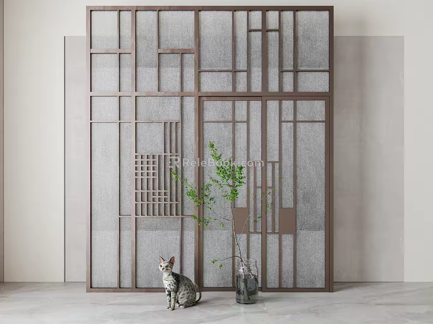 New Chinese Partition 3d model