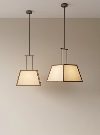 Song Style Bedside Chandelier Restaurant Chandelier Solid Wood Chandelier Bar Counter Chandelier Living Room Chandelier Decorative Chandelier Art Chandelier Bedroom Chandelier Study Room Chandelier 3d model